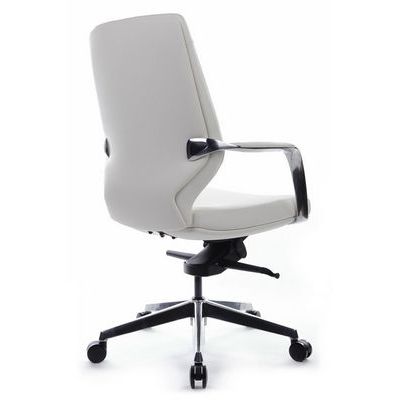 RV Design Alonzo-M В1711 (Белая кожа) Кресло руководителя