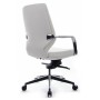 RV Design Alonzo-M В1711 (Белая кожа) Кресло руководителя