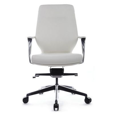 RV Design Alonzo-M В1711 (Белая кожа) Кресло руководителя