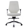 RV Design Alonzo-M В1711 (Белая кожа) Кресло руководителя