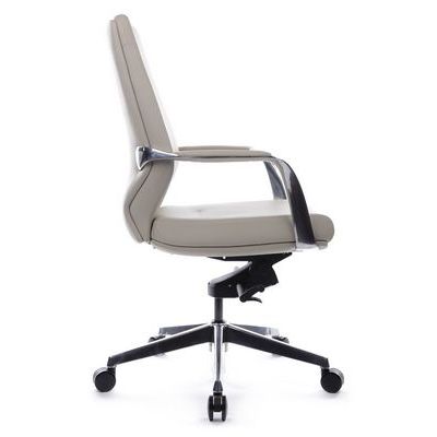 RV Design Alonzo-M В1711 (Светло-серая кожа) Кресло руководителя