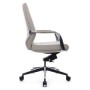 RV Design Alonzo-M В1711 (Светло-серая кожа) Кресло руководителя