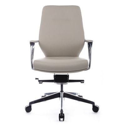 RV Design Alonzo-M В1711 (Светло-серая кожа) Кресло руководителя