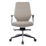 RV Design Alonzo-M В1711 (Светло-серая кожа) Кресло руководителя