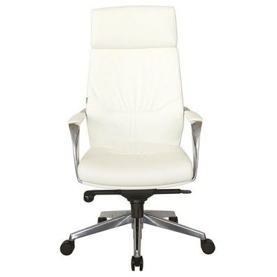 RV Design Alvaro А1815 (Белая кожа) Кресло руководителя