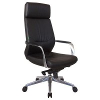 RV Design Alvaro А1815 (Черная кожа) Кресло руководителя