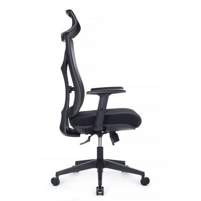 RV Design Astra W-365A (Черная ткань/Черная сетка) Офисное кресло