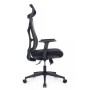 RV Design Astra W-365A (Черная ткань/Черная сетка) Офисное кресло