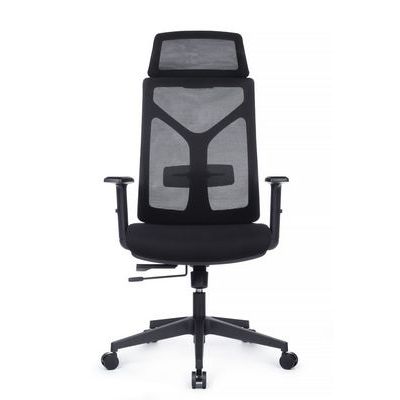 RV Design Astra W-365A (Черная ткань/Черная сетка) Офисное кресло