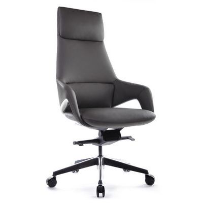 RV Design Aura FK005-A (Антрацит кожа) Кресло руководителя