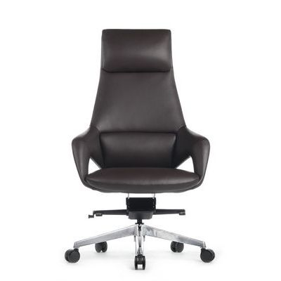 RV Design Aura FK005-A (Темно-коричневая кожа) Кресло руководителя