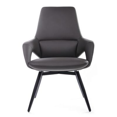 RV Design Aura-ST FK005-С (Антрацит кожа) Конференц-кресло