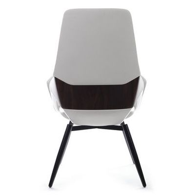 RV Design Aura-ST FK005-С (Белая кожа) Конференц-кресло