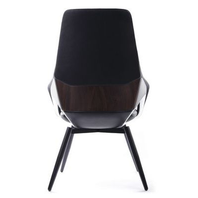 RV Design Aura-ST FK005-С (Черная кожа) Конференц-кресло