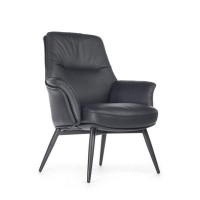 RV Design Batisto-ST C2018 (Черная кожа) Конференц-кресло