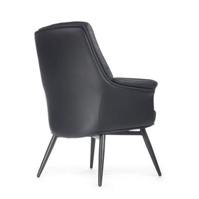 RV Design Batisto-ST C2018 (Черная кожа) Конференц-кресло