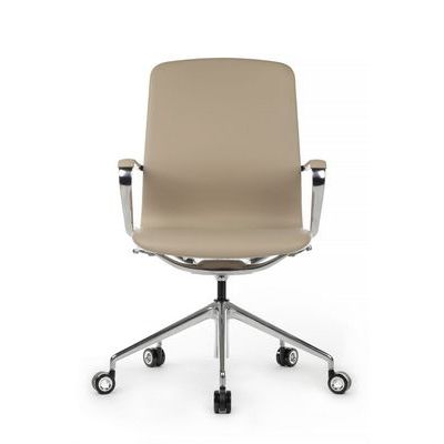 RV Design Bond FK007-B11-P (Светло-бежевая экокожа) Кресло руководителя