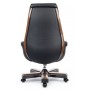 RV Design Byron YS1505A (Черная кожа) Кресло руководителя