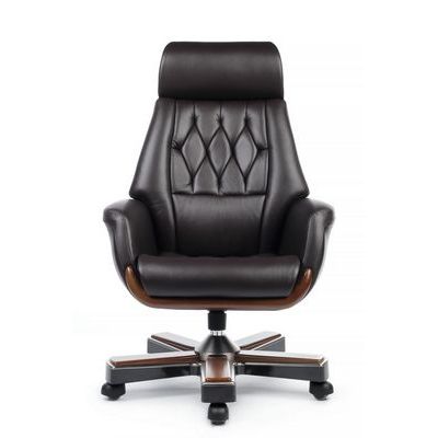 RV Design Byron YS1505A (Коричневая кожа) Кресло руководителя