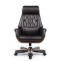 RV Design Byron YS1505A (Коричневая кожа) Кресло руководителя