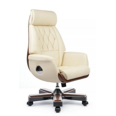 RV Design Byron YS1505A (Кремовая кожа) Кресло руководителя
