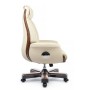 RV Design Byron YS1505A (Кремовая кожа) Кресло руководителя