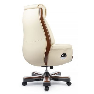 RV Design Byron YS1505A (Кремовая кожа) Кресло руководителя