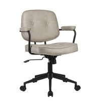 RV Design Chester W-221 (Светло-серая экокожа) Офисное кресло