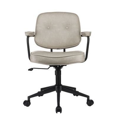 RV Design Chester W-221 (Светло-серая экокожа) Офисное кресло