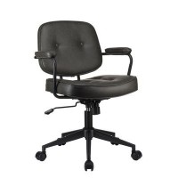 RV Design Chester W-221 (Темно-серая экокожа) Офисное кресло