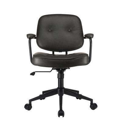 RV Design Chester W-221 (Темно-серая экокожа) Офисное кресло