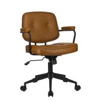 RV Design Chester W-221 (Желтая экокожа) Офисное кресло