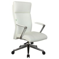 RV Design Dali А1511 (Белая кожа) Кресло руководителя