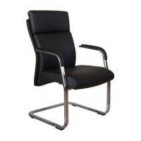 RV Design Dali-SF C1511 (Черная кожа) Конференц-кресло