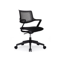 RV Design Dream B2202 (Черная ткань/Черный пластик) Офисное кресло