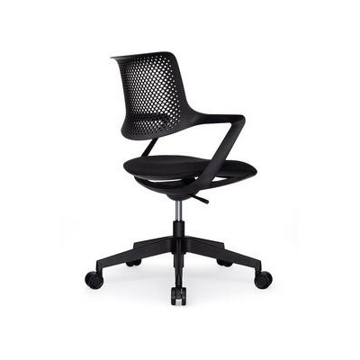 RV Design Dream B2202 (Черная ткань/Черный пластик) Офисное кресло