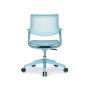 RV Design Dream B2202 (Голубая ткань/Голубой пластик) Офисное кресло