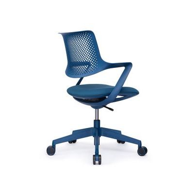 RV Design Dream B2202 (Темно-синяя ткань/Темно-синий пластик) Офисное кресло