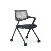 RV Design Dream-F D2202-2 (Черная ткань/Черный пластик) Конференц-кресло