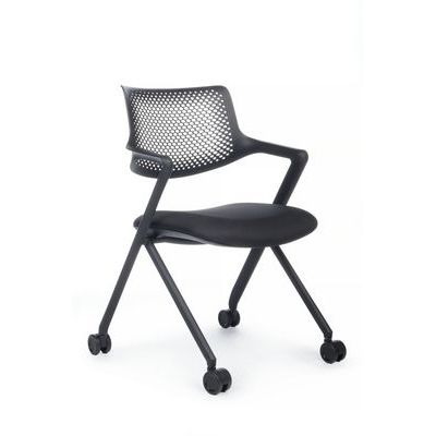 RV Design Dream-F D2202-2 (Черная ткань/Черный пластик) Конференц-кресло