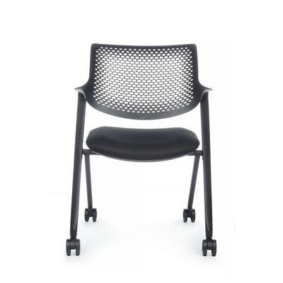 RV Design Dream-F D2202-2 (Черная ткань/Черный пластик) Конференц-кресло