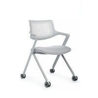 RV Design Dream-F D2202-2 (Светло-серая ткань/Светло-серый пластик) Конференц-кресло