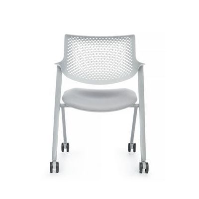 RV Design Dream-F D2202-2 (Светло-серая ткань/Светло-серый пластик) Конференц-кресло