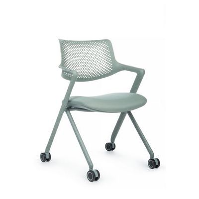 RV Design Dream-F D2202-2 (Зеленая ткань/Зеленый пластик) Конференц-кресло