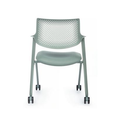 RV Design Dream-F D2202-2 (Зеленая ткань/Зеленый пластик) Конференц-кресло