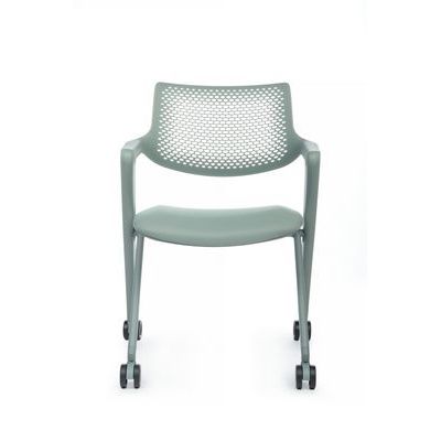 RV Design Dream-F D2202-2 (Зеленая ткань/Зеленый пластик) Конференц-кресло