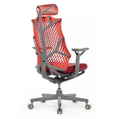 RV Design Ego A644 (Красная ткань/Красный пластик) Офисное кресло