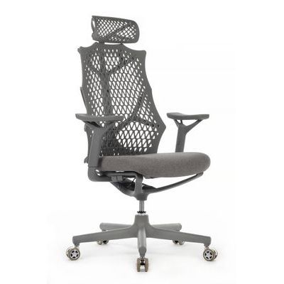 RV Design Ego A644 (Серая ткань/Серый пластик) Офисное кресло