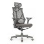 RV Design Ego A644 (Серая ткань/Серый пластик) Офисное кресло
