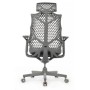 RV Design Ego A644 (Серая ткань/Серый пластик) Офисное кресло